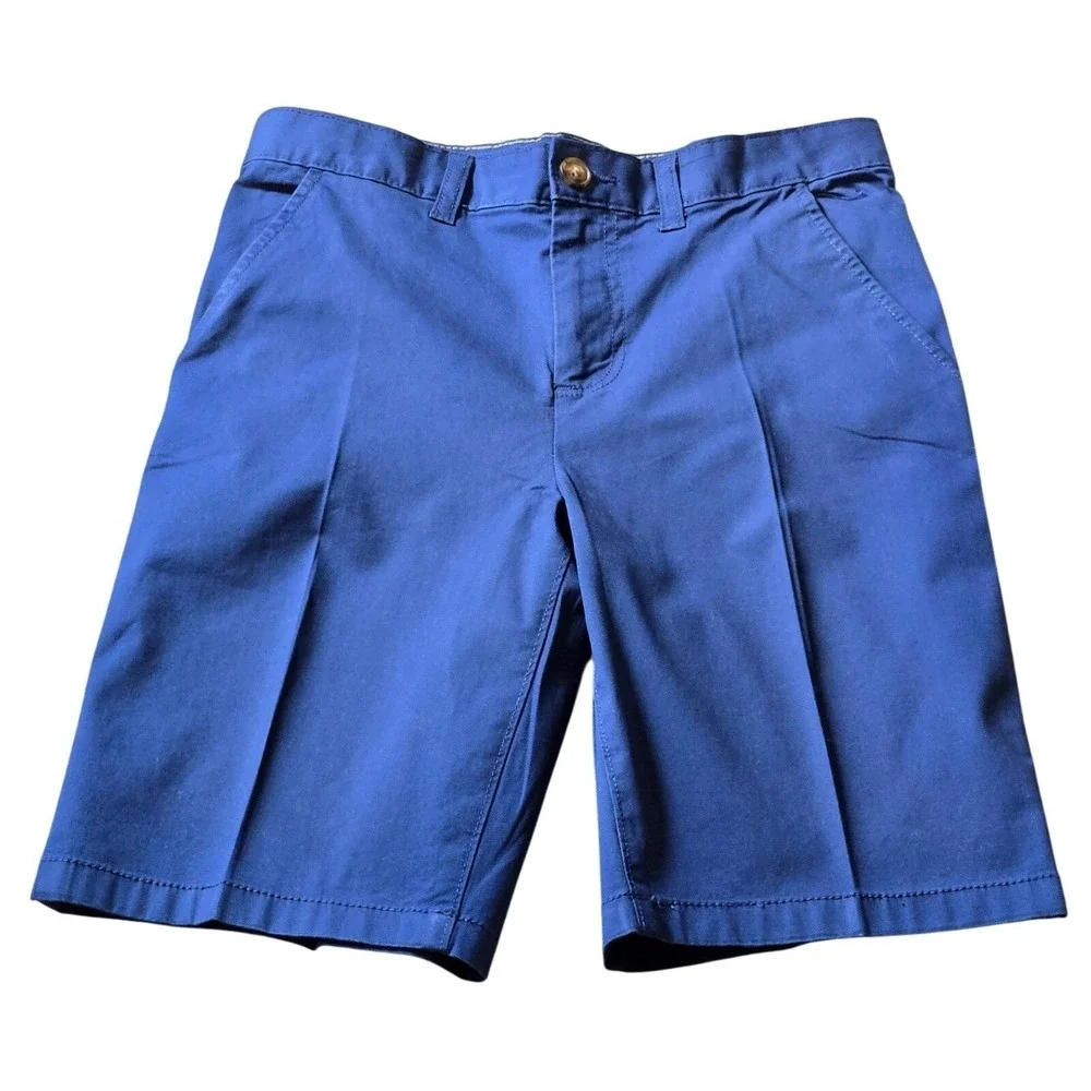 Carter's Boys Navy Uniform Chino Shorts Size 12 Regular School Stretch